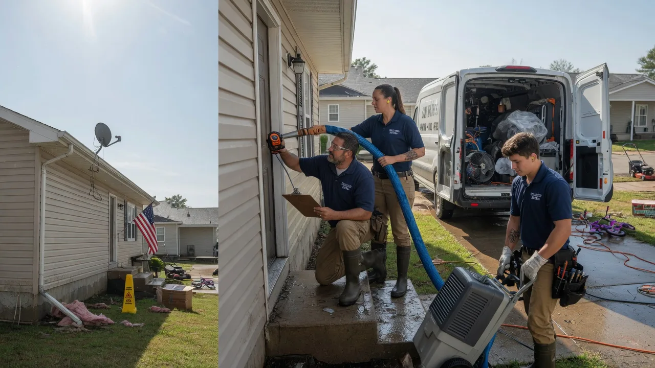 Ceiling Water Damage Restoration in Erath, LA near me